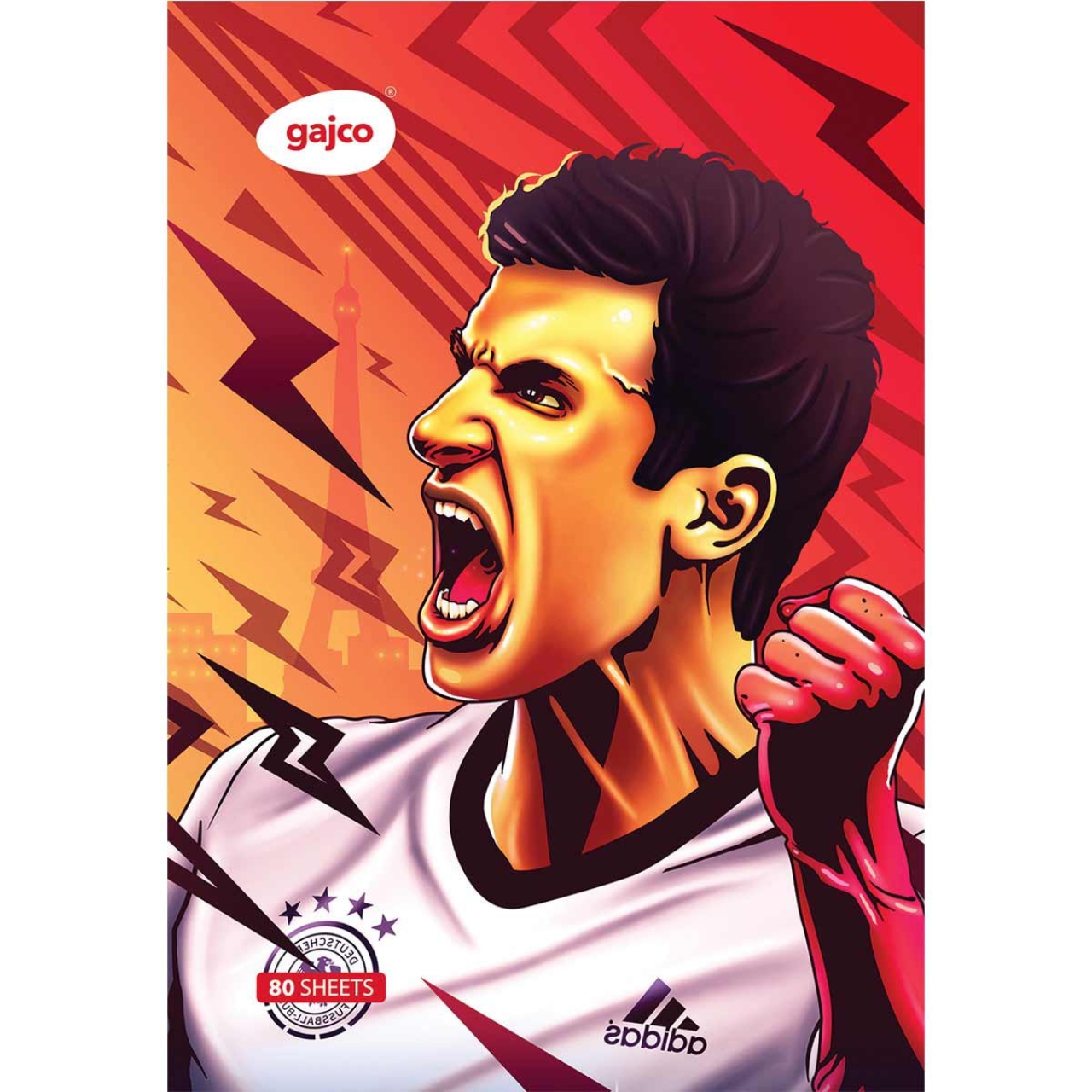 دفتر 80 برگ گاجکو طرح مولر با رایحه شکلات