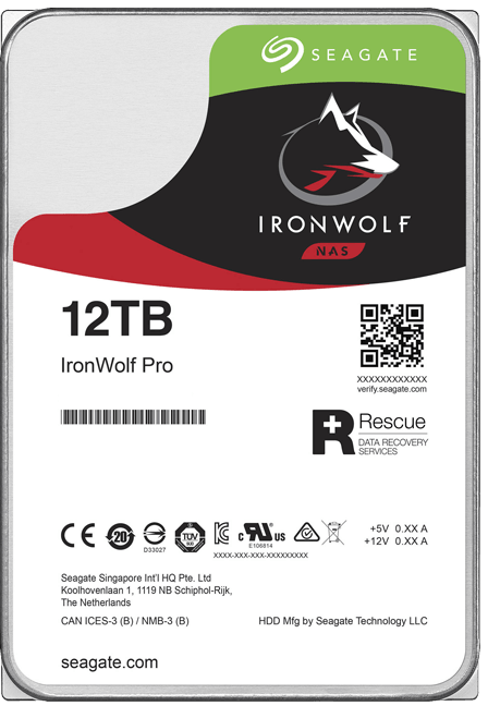 هارد دیسک سیگیت مدل ST12000NE0008 IronWolf Pro با ظرفیت 12 ترابایت