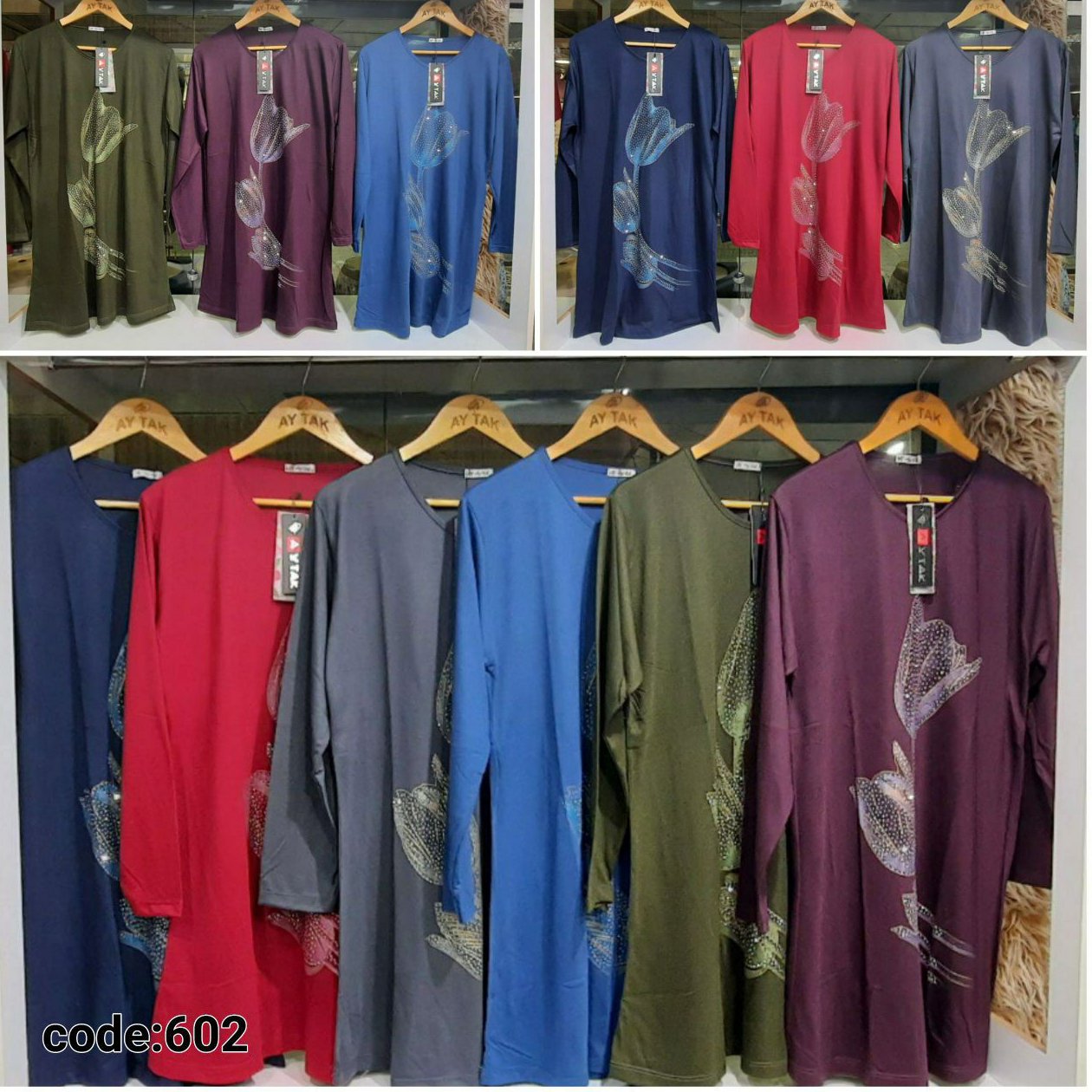 مدل تونیک قواره دار ،کد 602