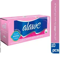 نواربهداشتی بالدار آلاوه با رویه کتان پک 5بسته 
