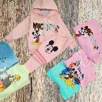 ست هودی شلوار دخترانه و بچگانه اسپرت 