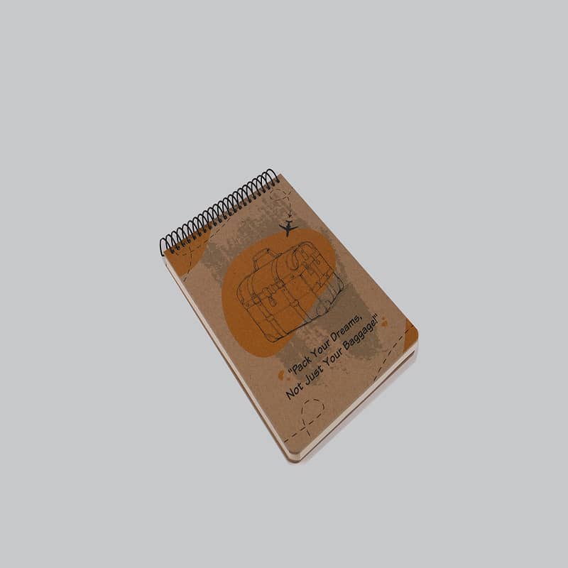 دفتر جلد کرافت A5 لاگیج  (LUGGAGE) – TO GO