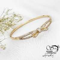 دستبند النگویی پاپیونی برند ژوپینگ کد 17724