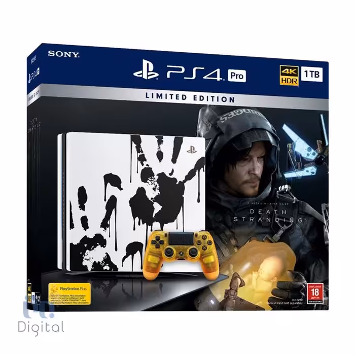 کنسول سونی مدل PlayStation 4 Pro باندل Death Stranding Limited Edition ظرفیت 1 ترابایت ریجن 2