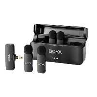 میکروفون 4 کاربره بی سیم یقه ای بویا Boya BY-V4 TRS
