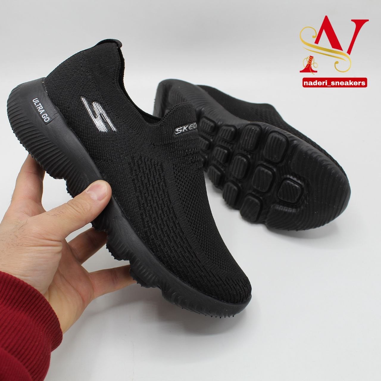 کفش ورزشی اسکیچرز جورابی مدل 1601