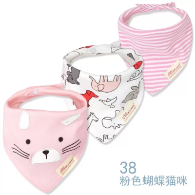 پیشبند و دستمال گردن نوزادی Cat