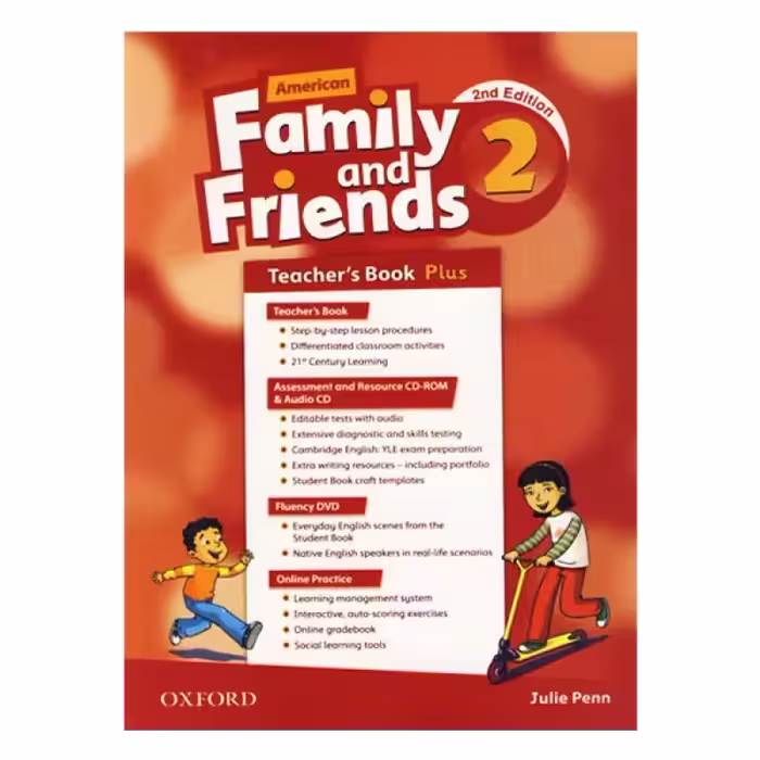Teachers book American Family and Friends 2 Second Edition کتاب