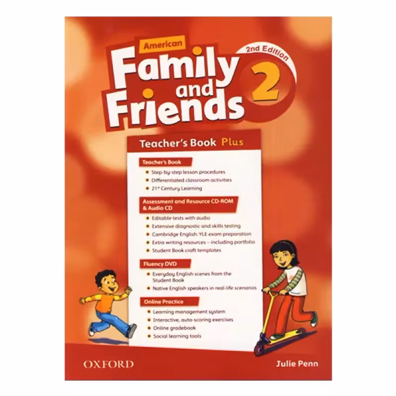 Teachers book American Family and Friends 2 Second Edition کتاب