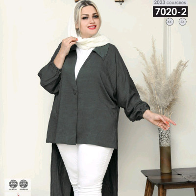 مانتو اسپرت زنانه کرسپو وارداتی مدل پشت بلند جلو کوتاه