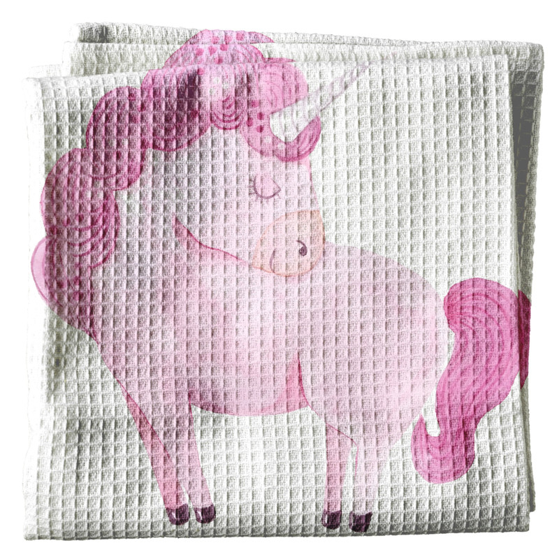 دستمال آشپزخانه مدل تکشاخ رویایی