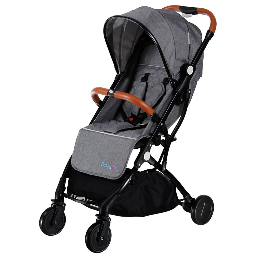 کالسکه مسافرتی بیبی فور لایف رنگ طوسی تیره