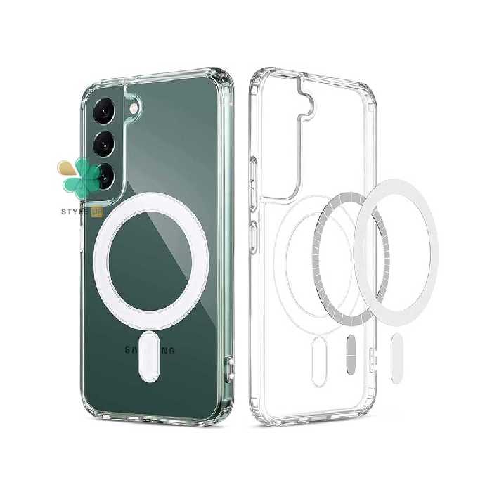 قاب گوشی شفاف مگ سیف دار برای سامسونگ Galaxy S21 FE