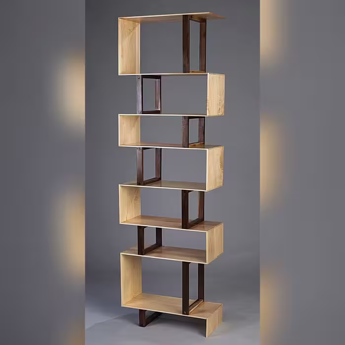 قفسه کتاب و دکوری چوبی کد B12 (مستقیم از تولیدکننده) ارسال با باربری رایگان