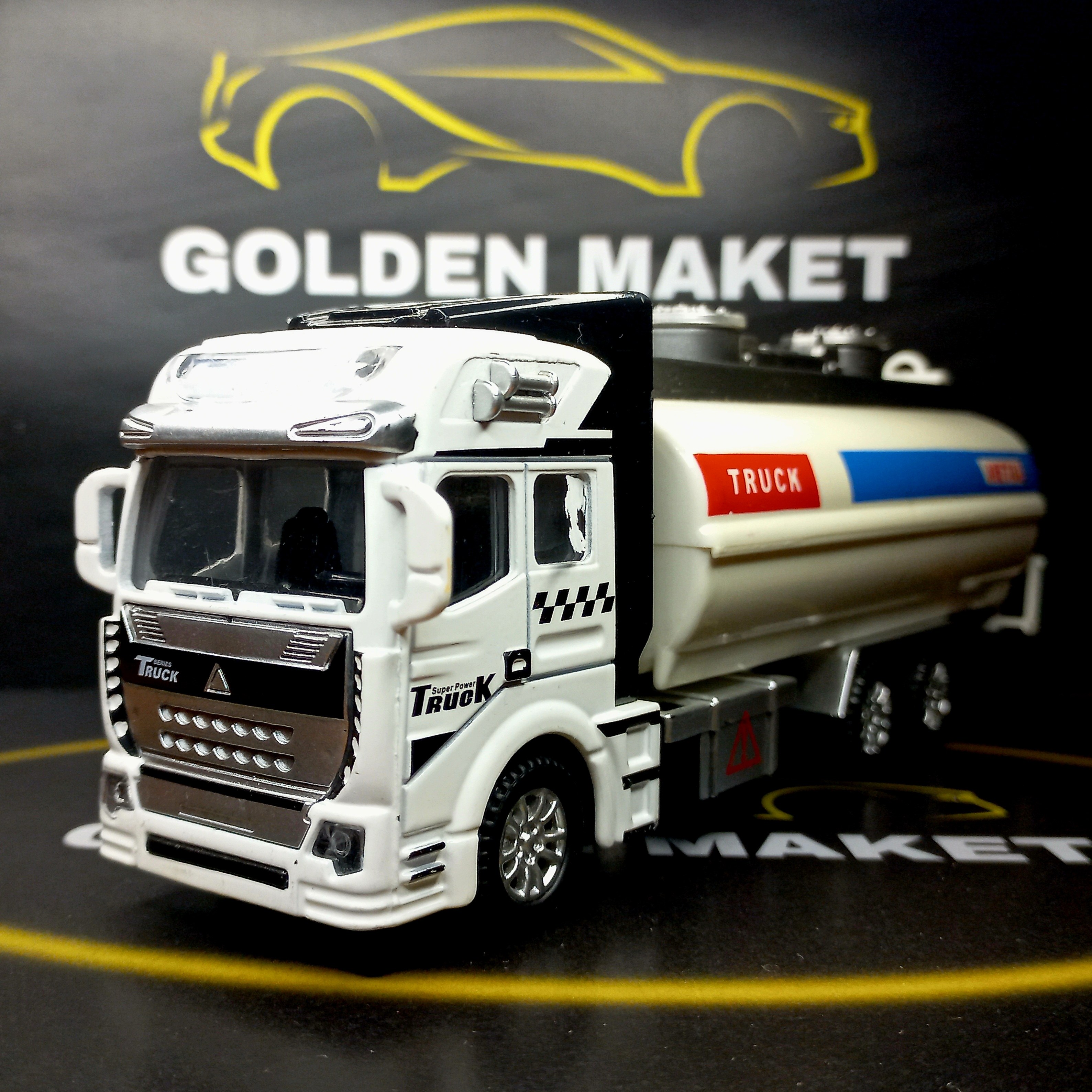 ماکت کامیون فلزی تانکر دار