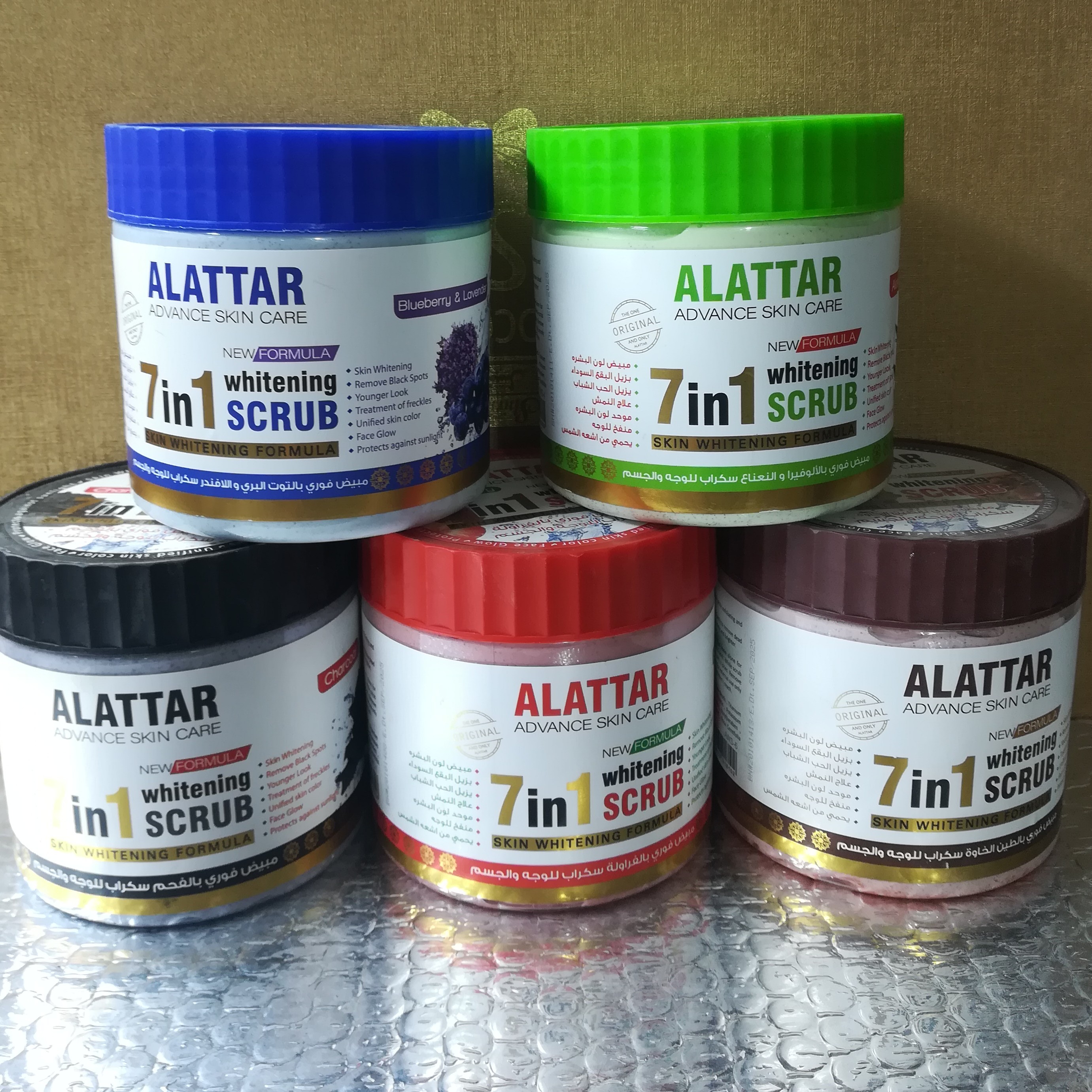 ماسک شنی واسکراب صورت وروشن کننده 