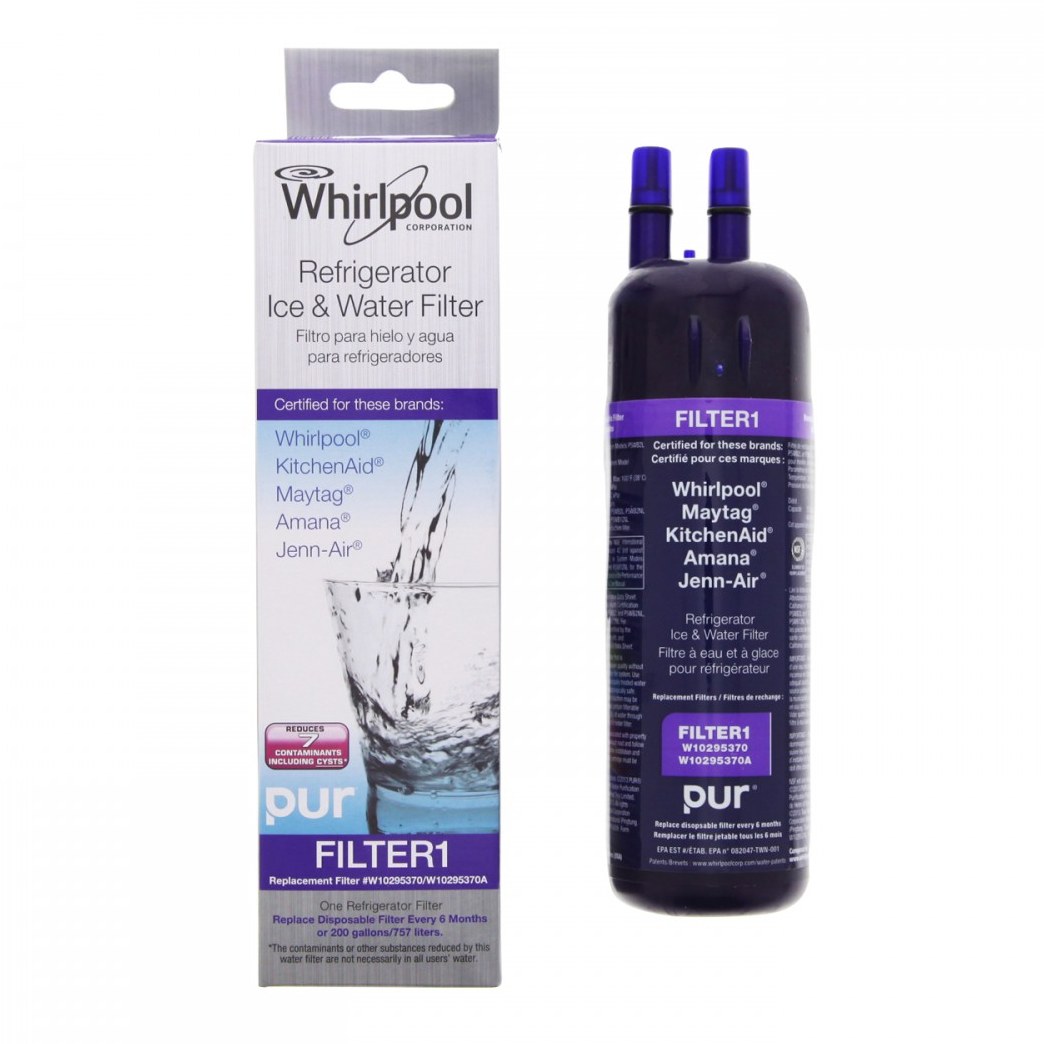 فیلتر تصفیه آب یخچال ویرپول مدل W10295370 دو لول کوتاه