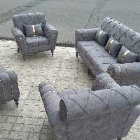 مبل راحتی اسکارلت پایه چوبی وفلزی 7 نفره با بهترین متریال