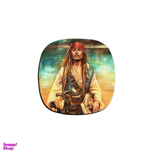 زیر لیوانی ترمه طراحان ایده مدل Jack Sparrow کد CFP1219