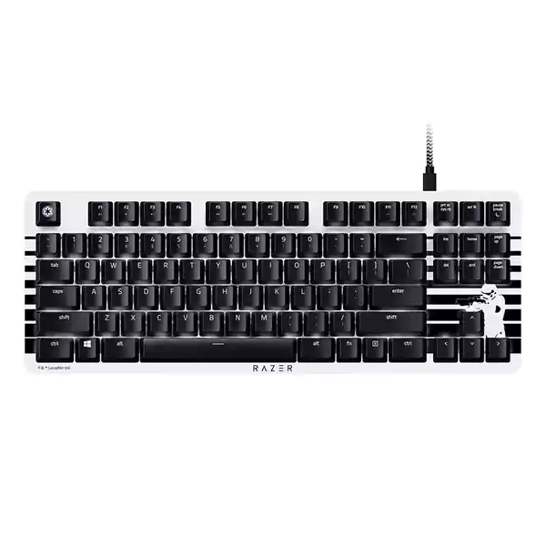 کیبورد گیمینگ ریزر مدل Blackwidow Lite Storm Trooper - پردیس پازار