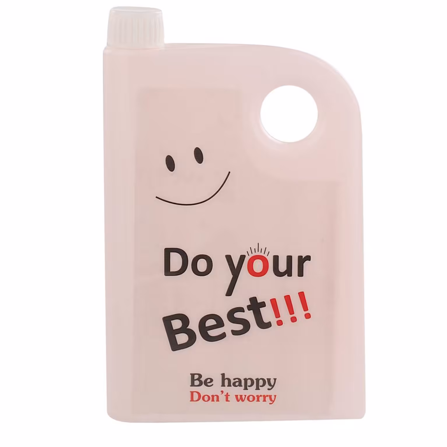 قمقمه کتابی مدل Be happy گنجایش 0.38 لیتر
