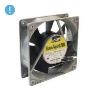 مجموعه 2 عددی فن 48V سایز 12x12 ضخامت 3.8cm ژاپنی مدل 109L1248H104 مارک Sanyo Denki