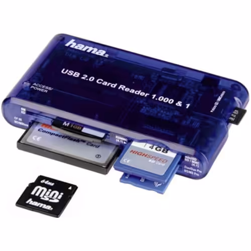 رم ریدر هاما Hama 35 in 1 USB 2.0 Multi Card Reader
