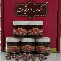 مربای تازه گل محمدی قمصر کاشان 2 عدد با کیفیت خاص و تولید سفارشی و سنتی