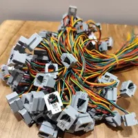 سوکت مادگی آویز تلفنی. چهار  رشته سیم تمام مس 30سانتی