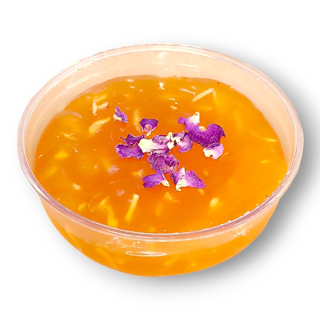 حلوا مسقطی زعفرانی کاسه ای سنتی 300 گرمی