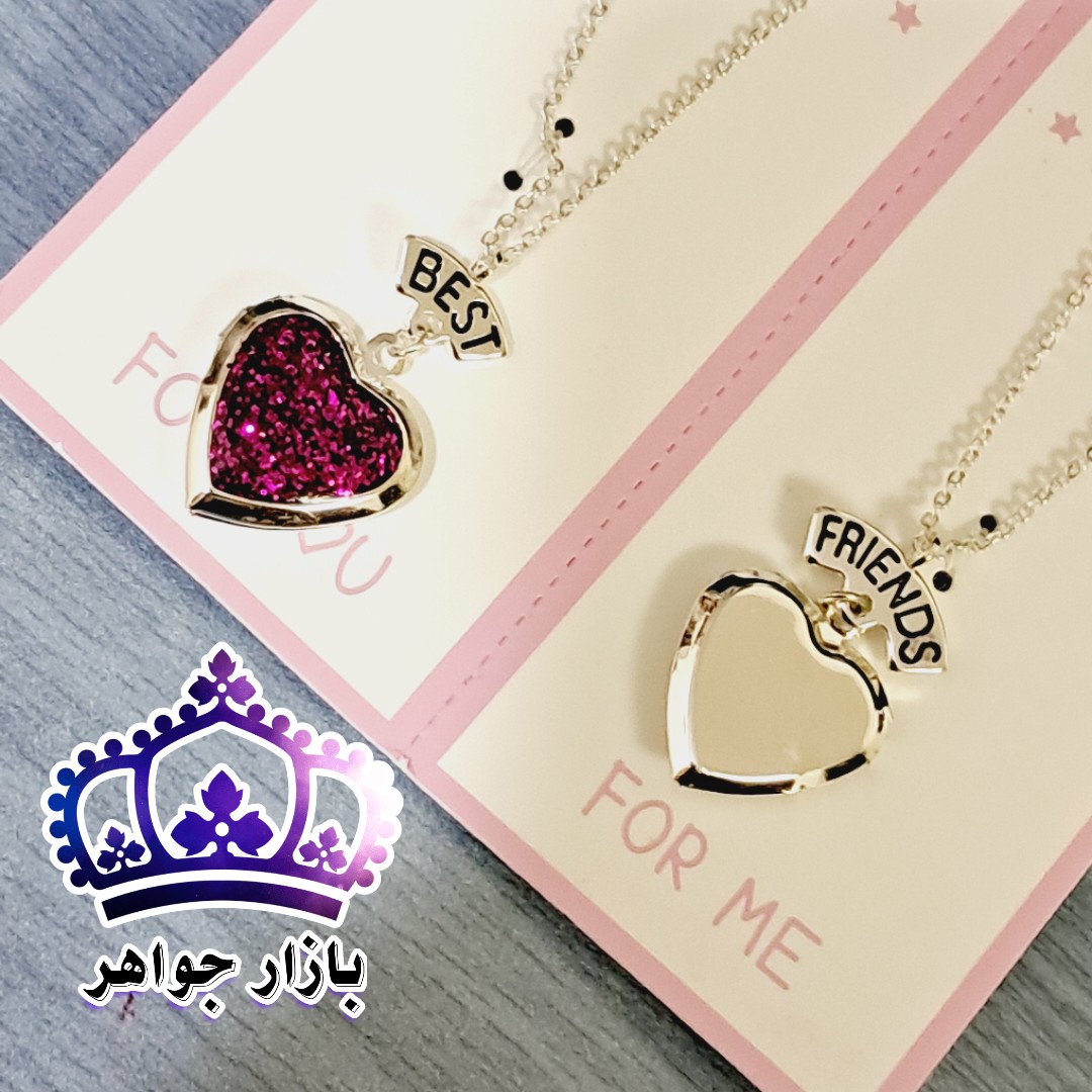 فقط گردنبند قرمز موجوده 29000 تومان ، گردنبند قلب قرمز ، گردنبند جدید ، گردنبند دوتایی ، گردنبند نقره ای ، بدلیجات عمده 