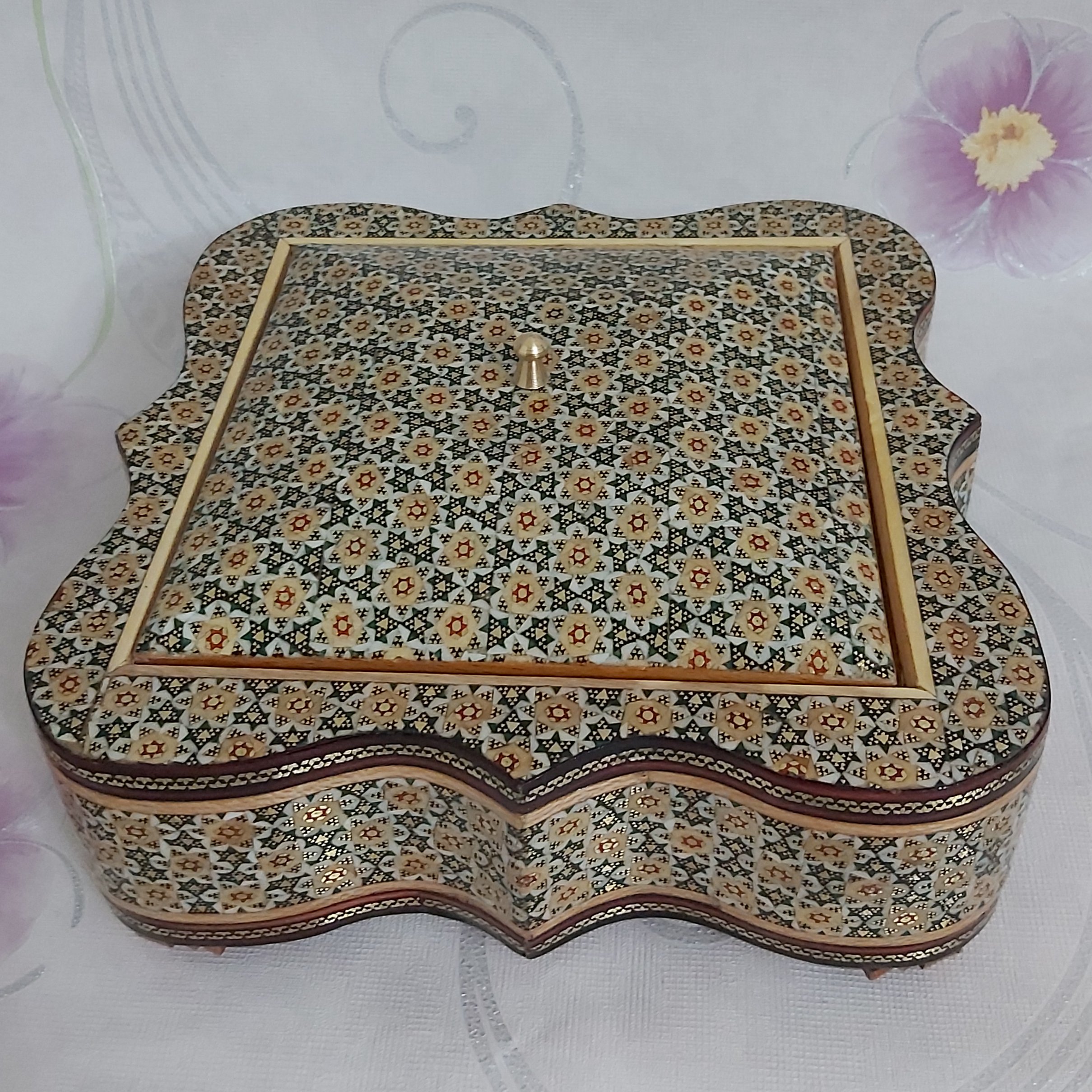 شکلاتخوری 4گوش دالبری خاتمکاری