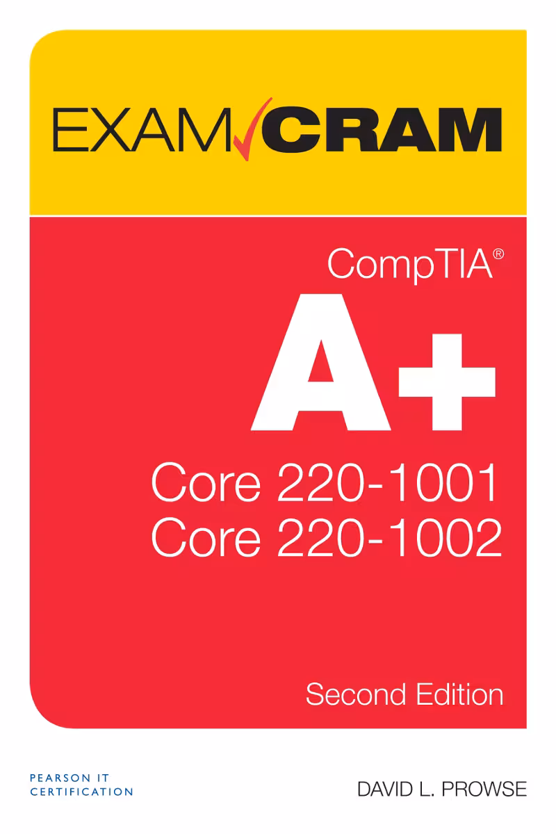 کتاب CompTIA A  Exam Cram