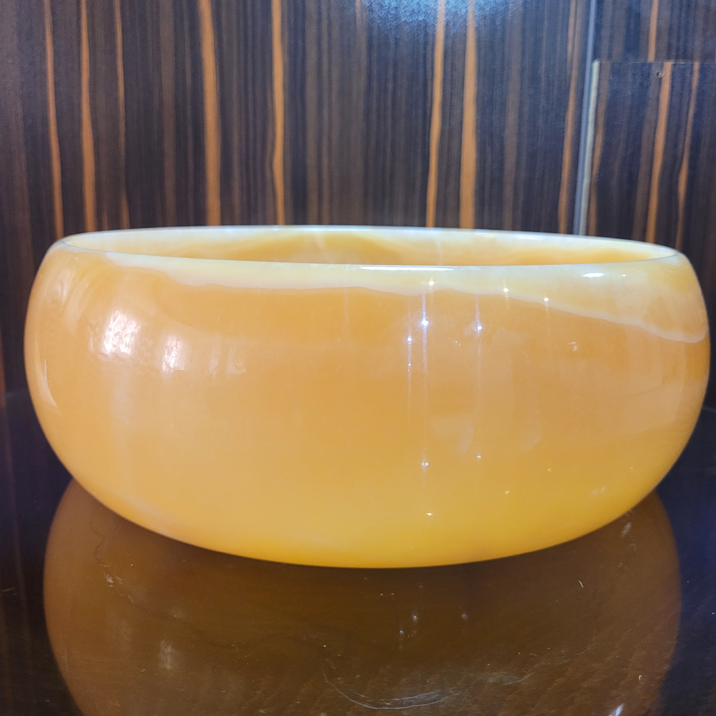 ظرف پذیرایی سنگ مرمر پرتقالی پر رنگ 