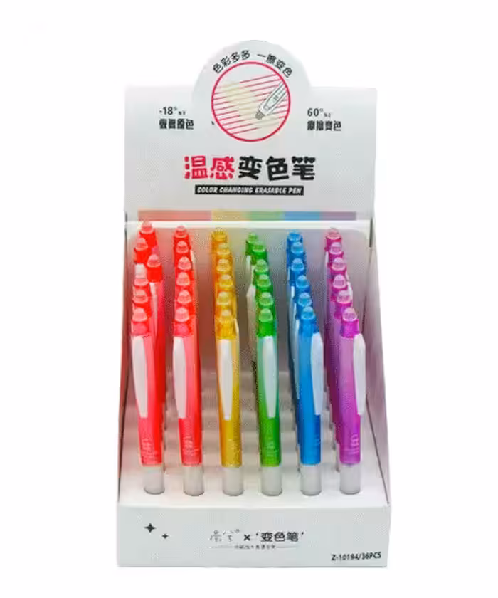 خودکار فانتزی جادوئی بدنه رنگی کد 10194 بسته 36عددی