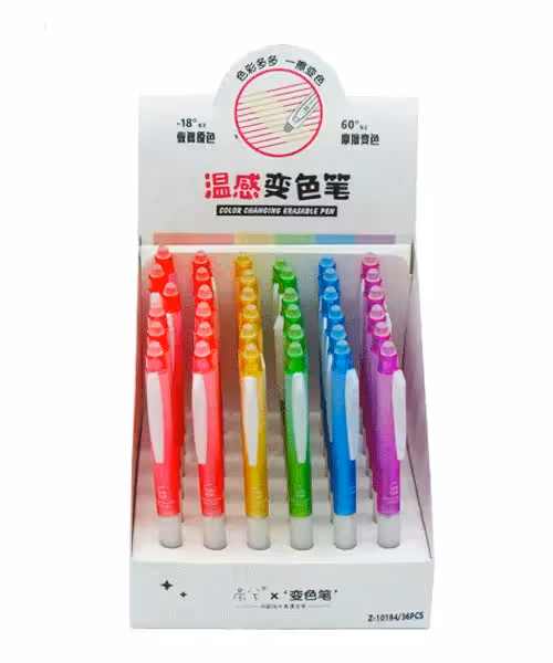 خودکار فانتزی جادوئی بدنه رنگی کد 10194 بسته 36عددی