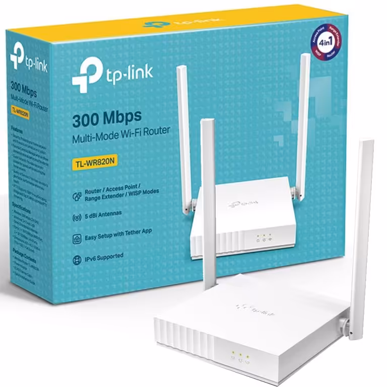 روتر TP - LINK مدل TL - WR820N با گارانتی 36 ماهه پارس ارتباط