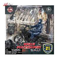 ماکت موتورسیکلت و سرباز با تجهیزات نظامی 77110D برند ام اند سی