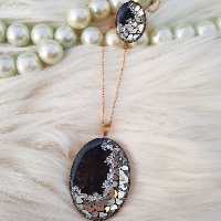 پلاک رومانتویی با انگشتر آینه