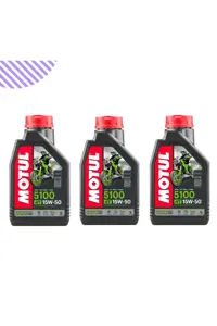 روغن و مکمل موتور 5100 15W50 سیکلت 3 لیتر Motul