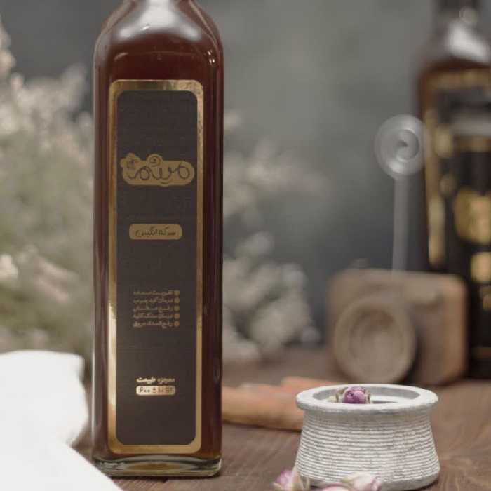 سرکه انگبین اعلا طبیعی (با عسل طبیعی) 12 عددی ظرف شیشه ای فروش عمده 