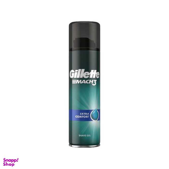 ژل اصلاح ژیلت مدل Mach3 Extra Comfort حجم 200 میلی لیتر