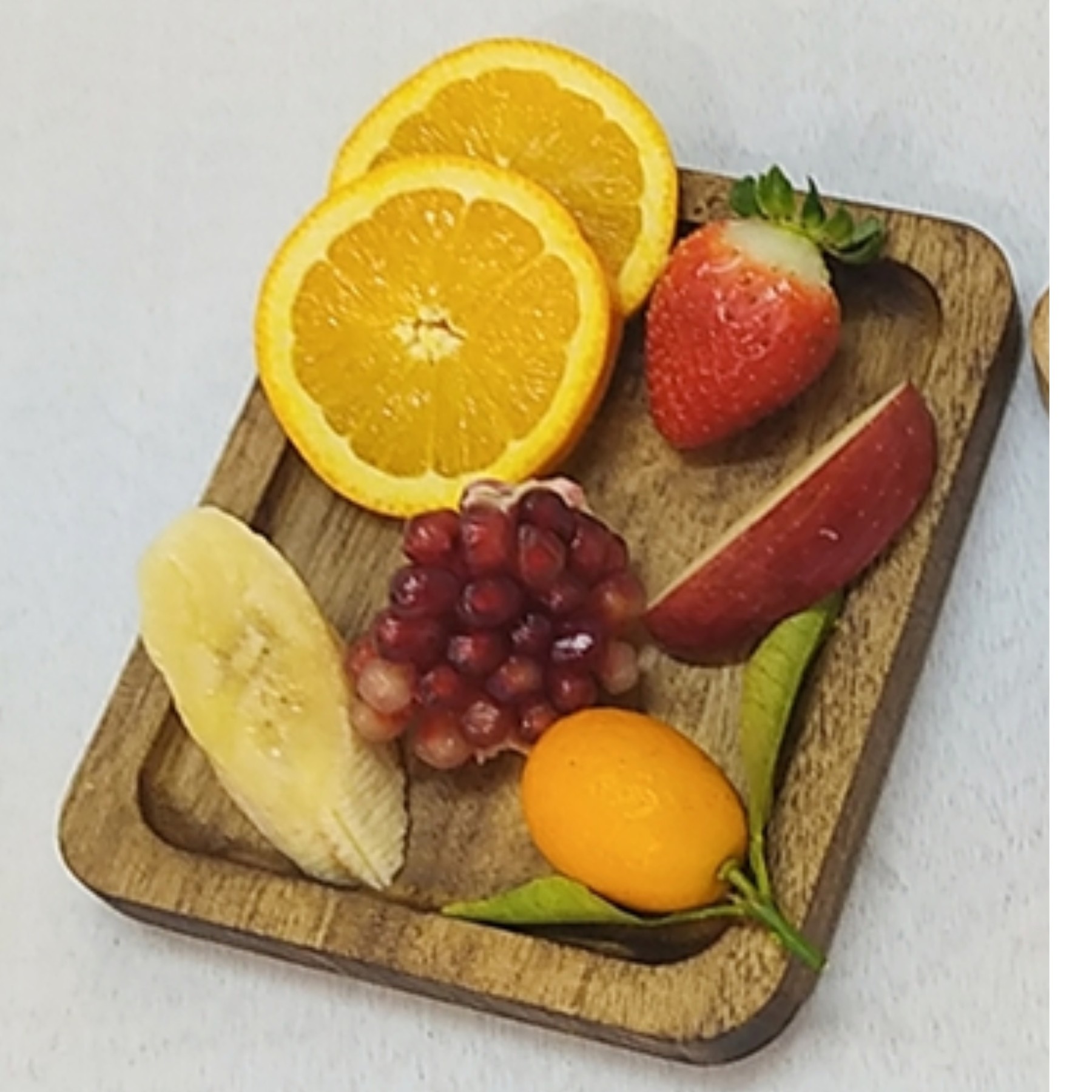 سینی چوبی سایز 25 در 13 سانتی متر