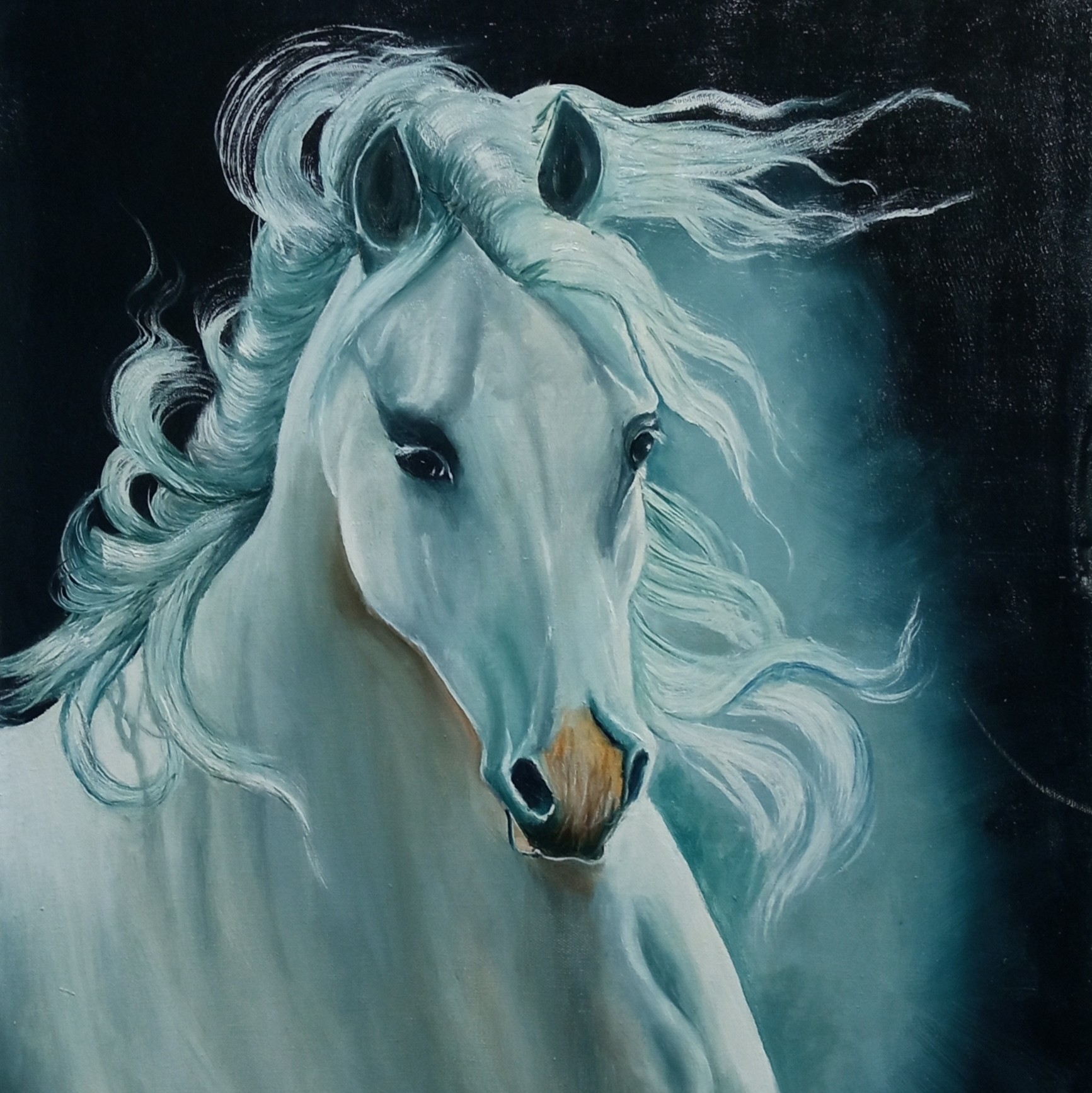 تابلوی نقاشی اسب