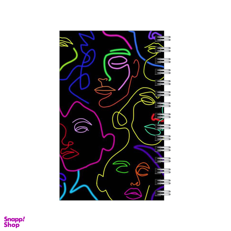 دفترچه یادداشت مدل To Do List طرح چهره ها کد 1342904