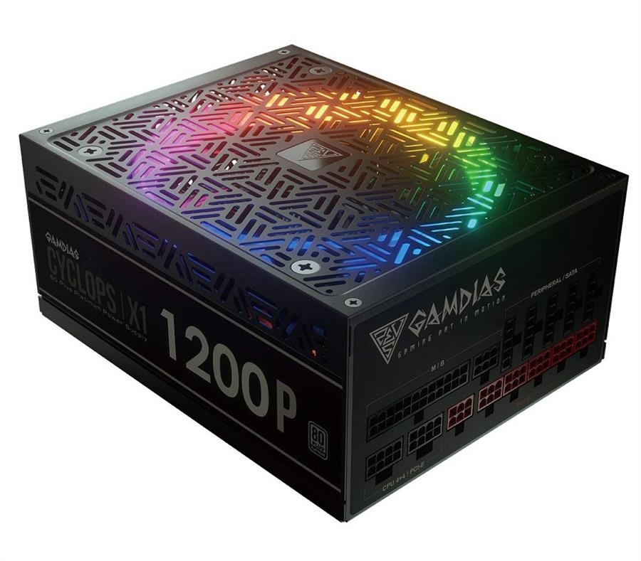 منبع تغذیه ماژولار گیمدیاس مدل CYCLOPS X1-1200W-P
