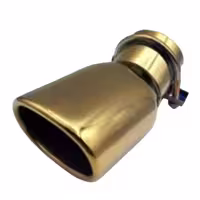 سر اگزوز جی اس (JS) مدل تیبایی دم کج بیضی کد 125