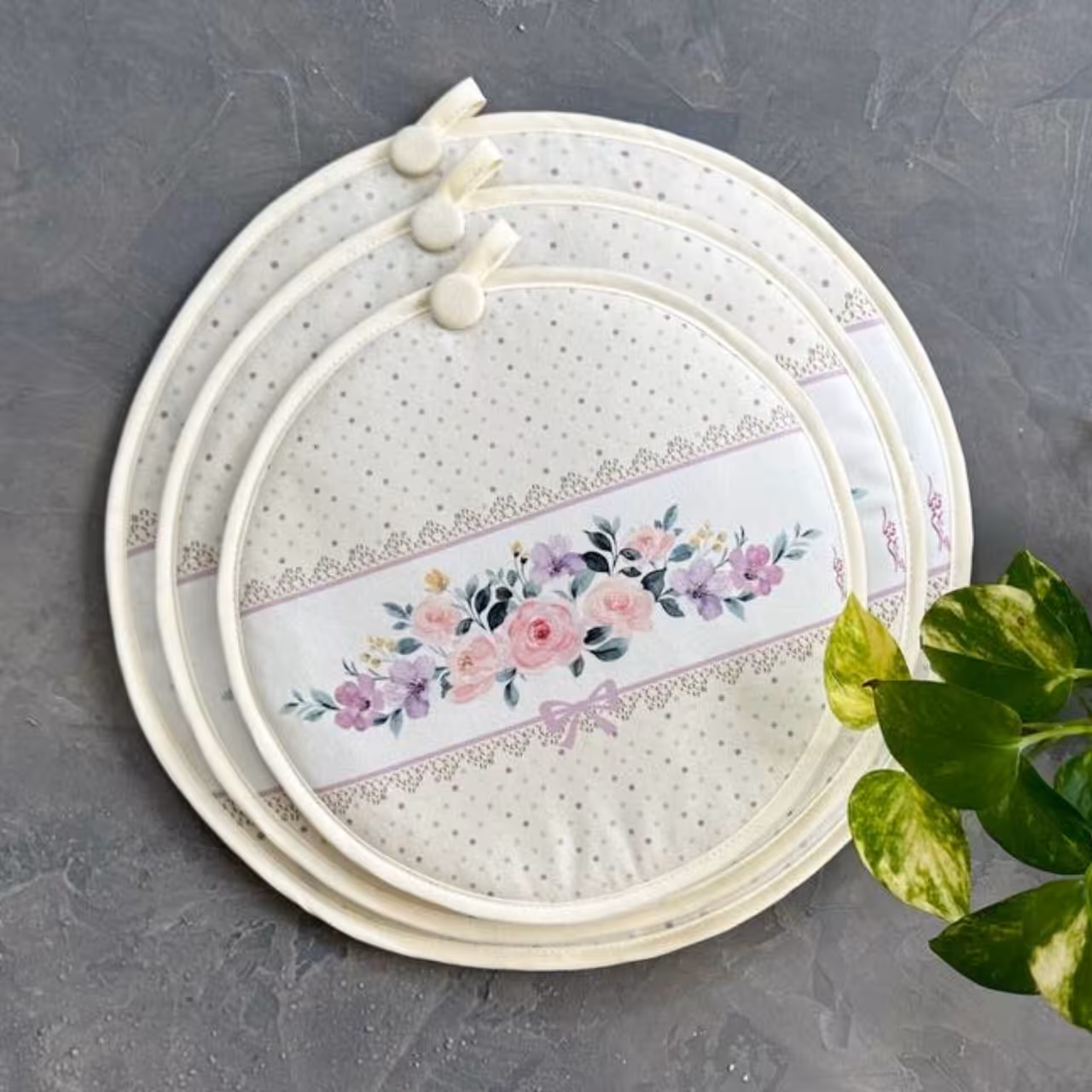 دمکنی مخمل نسوز پشت هلال مدل رستا طرح 64