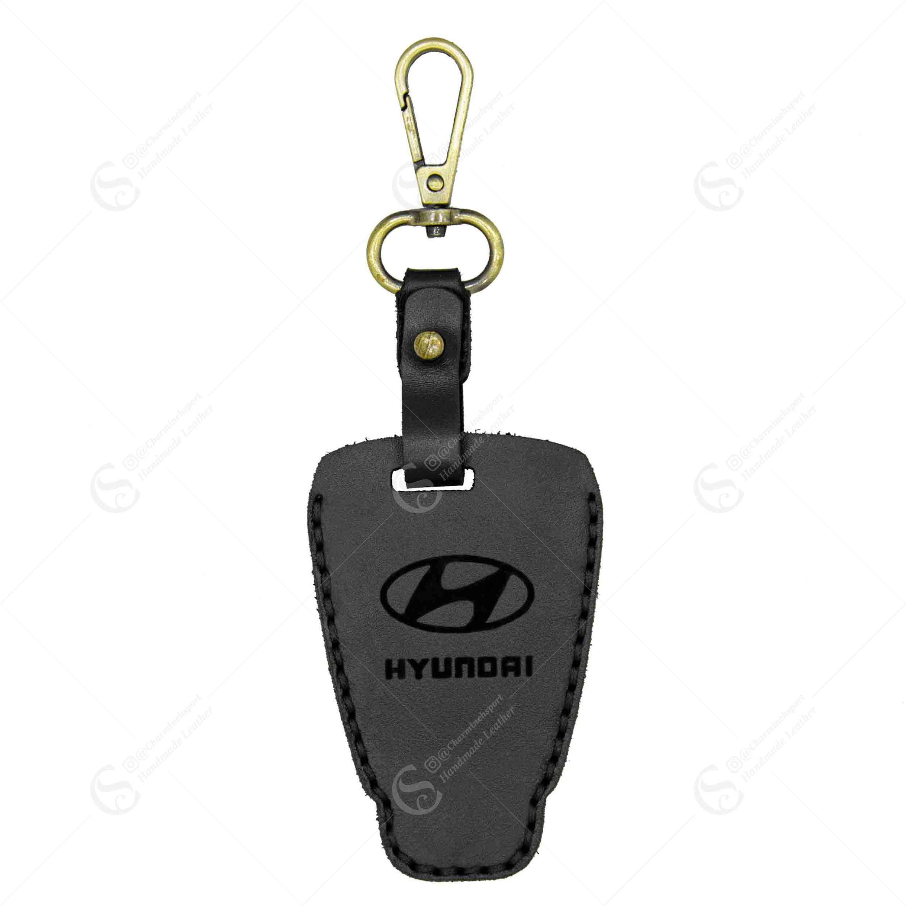 جاسوییچی چرم طبیعی گاوی مشکی مناسب هیوندا وراکروز