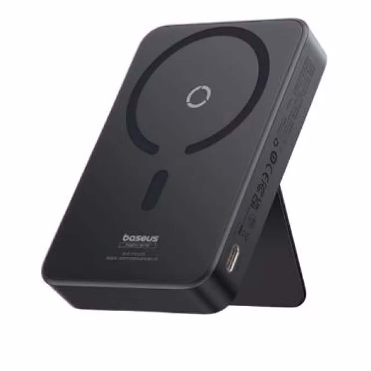 پاور بانک بی سیم مگنتی باسئوس مدل Magnetic Wireless ظرفیت 5000 میلی‌آمپر ساعت